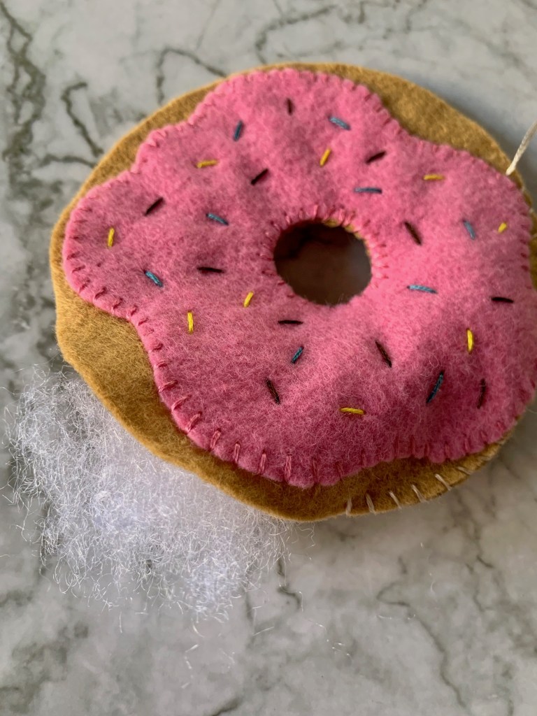 DIY Felt Stacking or Stackable Doughnuts with Sprinkles