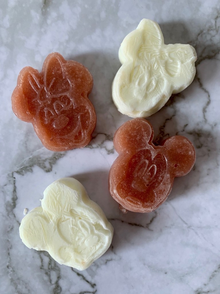 DIY Frozen Mickey and Minnie Baby Treats using Candy Molds