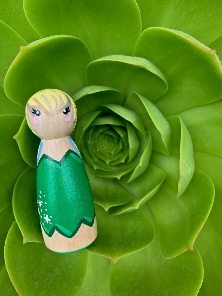 DIY Tinker Bell Peg Doll