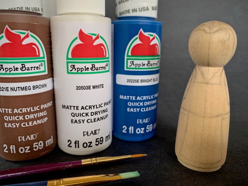 DIY Peasant Belle Peg Doll