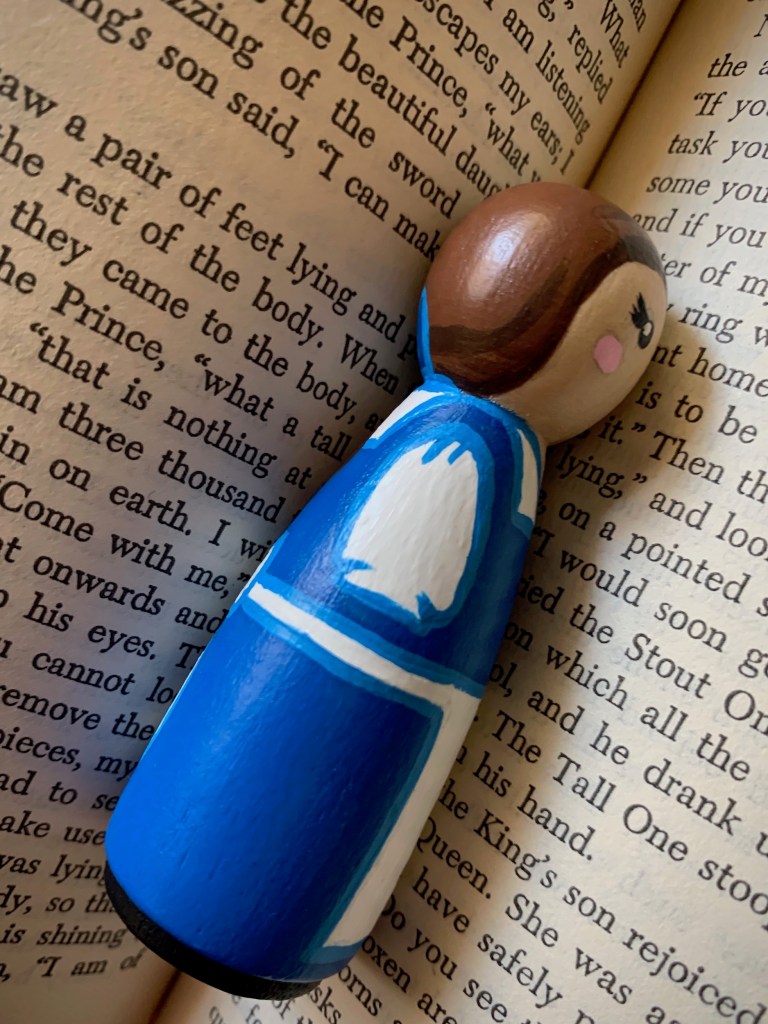 DIY Peasant Belle Peg Doll