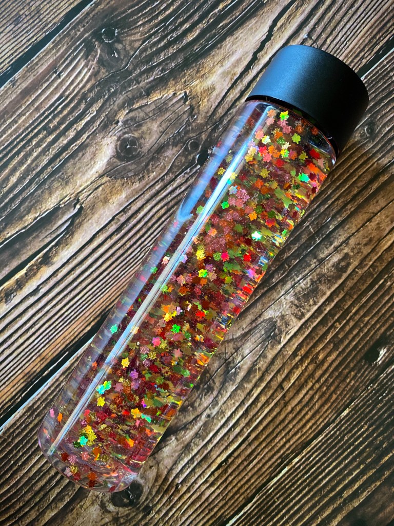 DIY Autumn Leaves Sensory Bottle