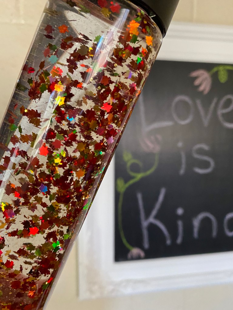 DIY Autumn Leaves Sensory Bottle