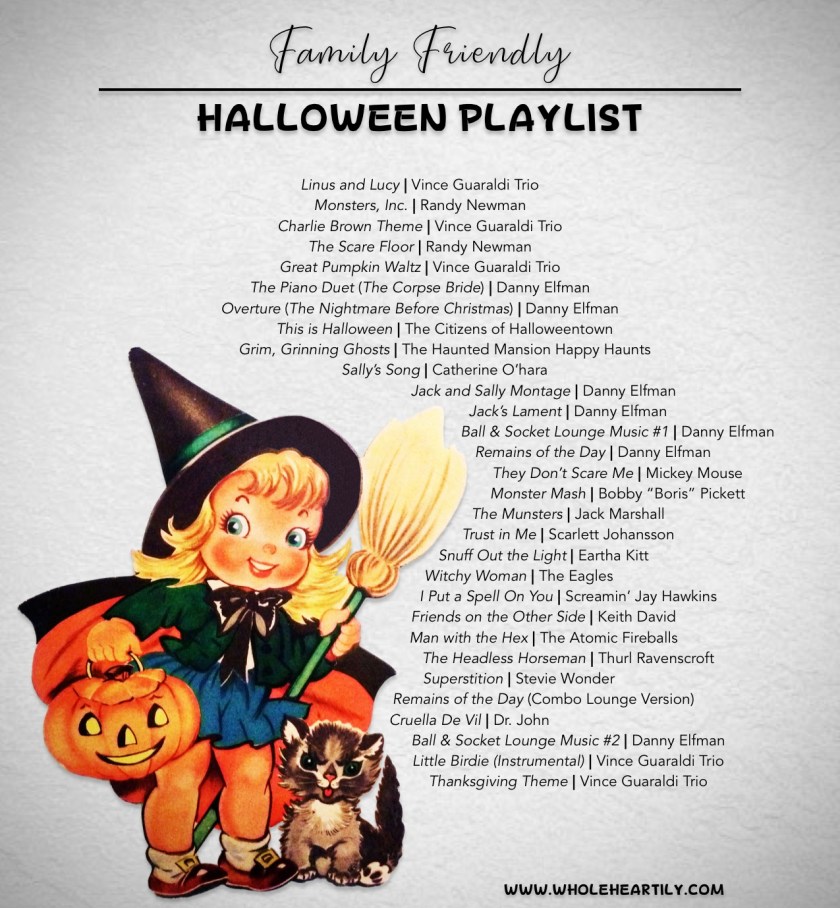 Family Friendly Halloween Playlist 2020