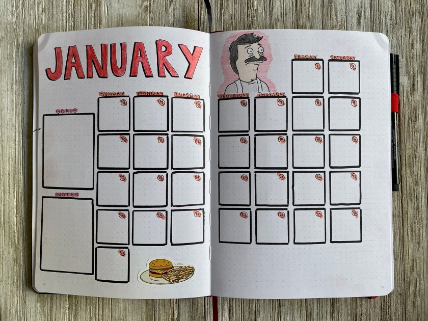 Bob's Burgers BUJO