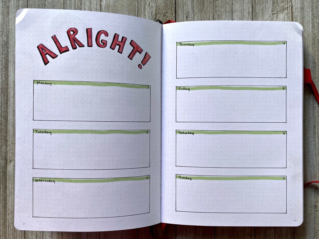 Bob's Burgers BUJO for March with Linda