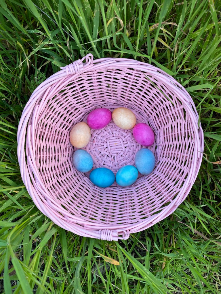 Dyeing Easter Eggs with Food Coloring